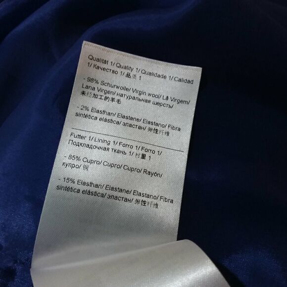 Escada Sport Midnight Blue Drape Sleeve Dress - Picture 8 of 8